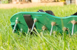 Lawn Spiking Bovey Tracey Devon